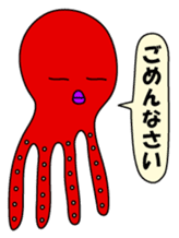 Octopus sticker of Akashi sticker #2023264