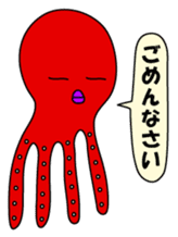 Octopus sticker of Akashi sticker #2023264