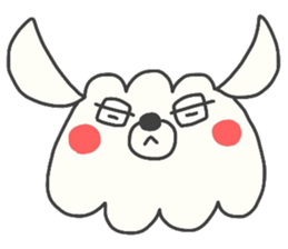 Malta of white dog sticker #2023331