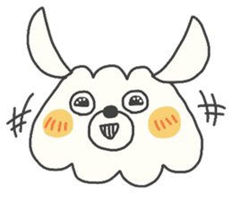 Malta of white dog sticker #2023333