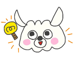 Malta of white dog sticker #2023340