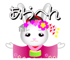 Maiko bunny Kyoto valve sticker #2023487