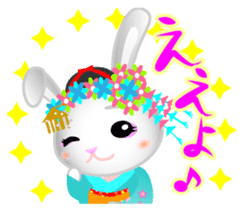 Maiko bunny Kyoto valve sticker #2023492