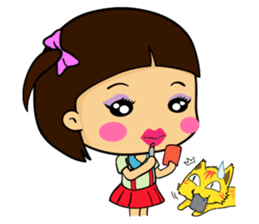 MY Naughty Little Girl sticker #2023615