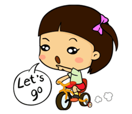 MY Naughty Little Girl sticker #2023619