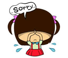 MY Naughty Little Girl sticker #2023624