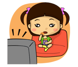 MY Naughty Little Girl sticker #2023638