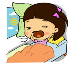 MY Naughty Little Girl sticker #2023640