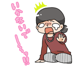 Housewife work hard at home Sticker sticker #2023646