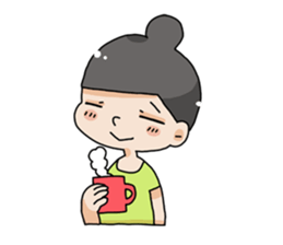 Housewife work hard at home Sticker sticker #2023671