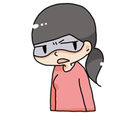 Housewife work hard at home Sticker sticker #2023676