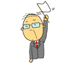 Depression of the office worker sticker #2023820