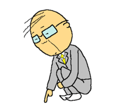 Depression of the office worker sticker #2023823