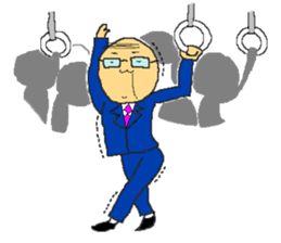 Depression of the office worker sticker #2023825