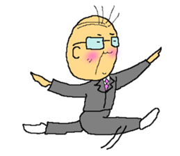 Depression of the office worker sticker #2023828