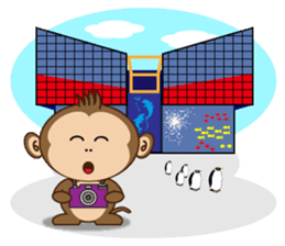 Monchi 4 - Activity & Local Food sticker #2024491