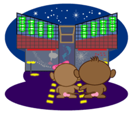 Monchi 4 - Activity & Local Food sticker #2024492