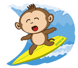 Monchi 4 - Activity & Local Food sticker #2024499