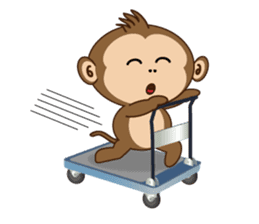 Monchi 4 - Activity & Local Food sticker #2024514