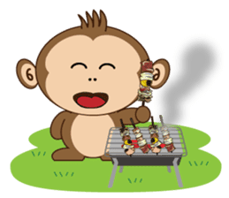 Monchi 4 - Activity & Local Food sticker #2024520