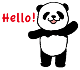 English ver. Cute! Baby PANDA sticker #2024565