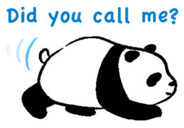 English ver. Cute! Baby PANDA sticker #2024567