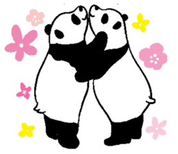 English ver. Cute! Baby PANDA sticker #2024571