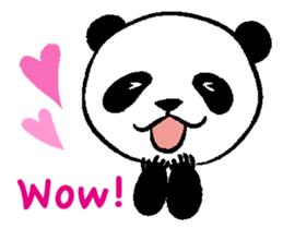 English ver. Cute! Baby PANDA sticker #2024578
