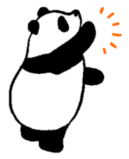 English ver. Cute! Baby PANDA sticker #2024599