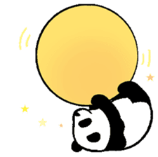English ver. Cute! Baby PANDA sticker #2024604