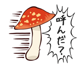 Fly agaric sticker #2024806