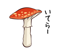 Fly agaric sticker #2024809