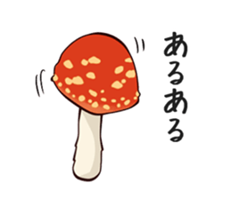 Fly agaric sticker #2024822