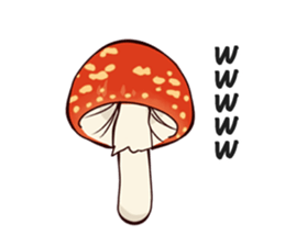 Fly agaric sticker #2024824