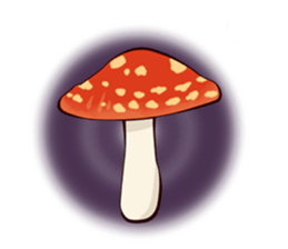 Fly agaric sticker #2024830
