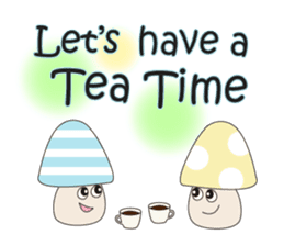 Waiting mushrooms sticker #2025012