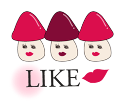 Waiting mushrooms sticker #2025032