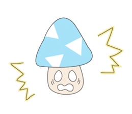 Waiting mushrooms sticker #2025038