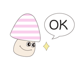 Waiting mushrooms sticker #2025040
