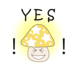 Waiting mushrooms sticker #2025042