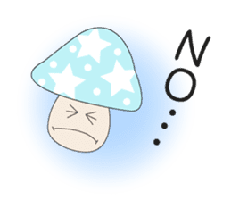 Waiting mushrooms sticker #2025043