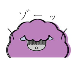 Sheep of 5 colors sticker #2025734