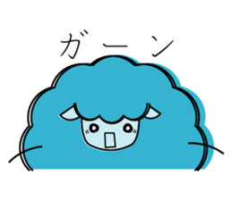 Sheep of 5 colors sticker #2025735