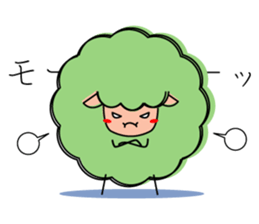 Sheep of 5 colors sticker #2025737