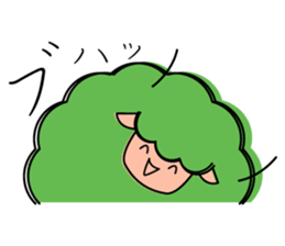 Sheep of 5 colors sticker #2025741