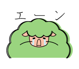 Sheep of 5 colors sticker #2025746