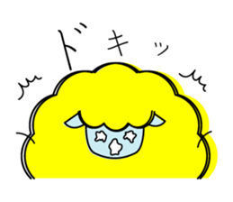 Sheep of 5 colors sticker #2025751