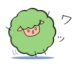 Sheep of 5 colors sticker #2025752