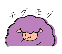 Sheep of 5 colors sticker #2025753