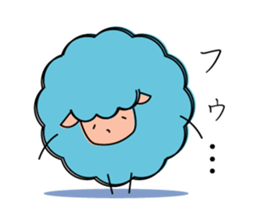 Sheep of 5 colors sticker #2025755